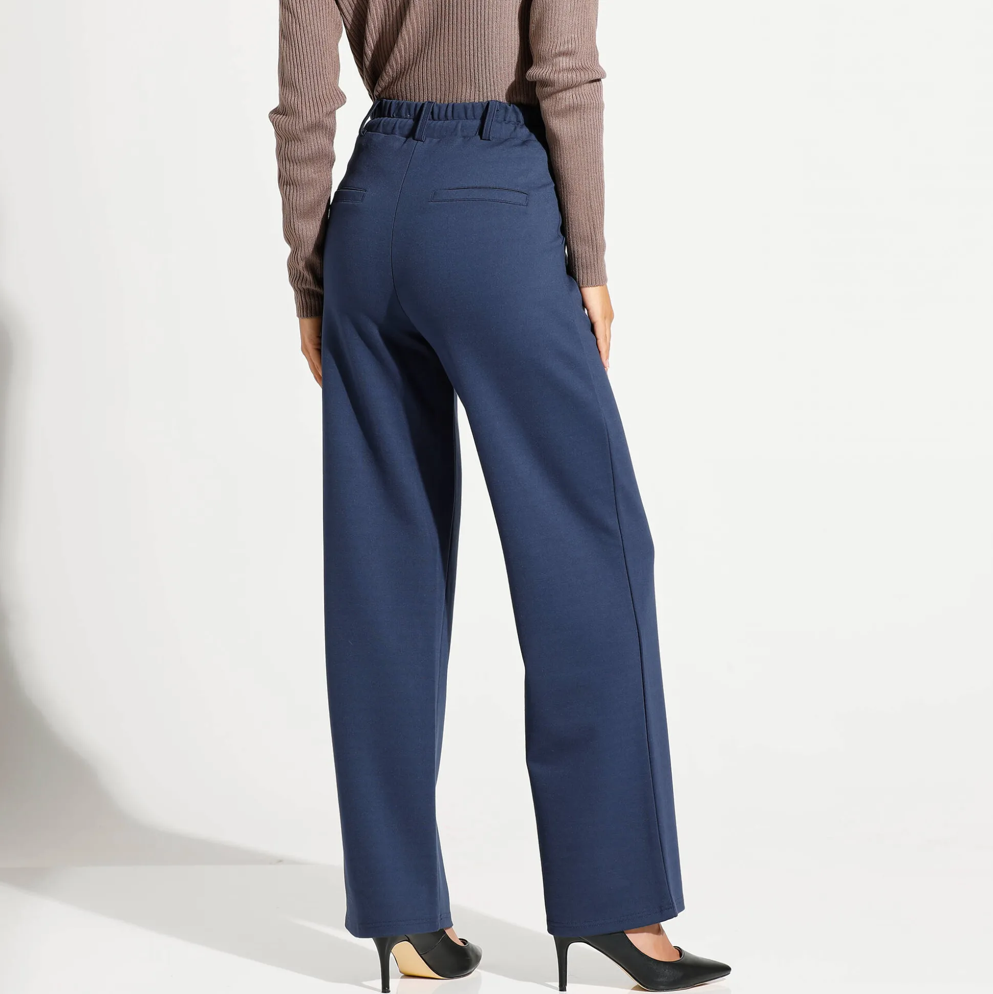 Rechte broek, milanotricot