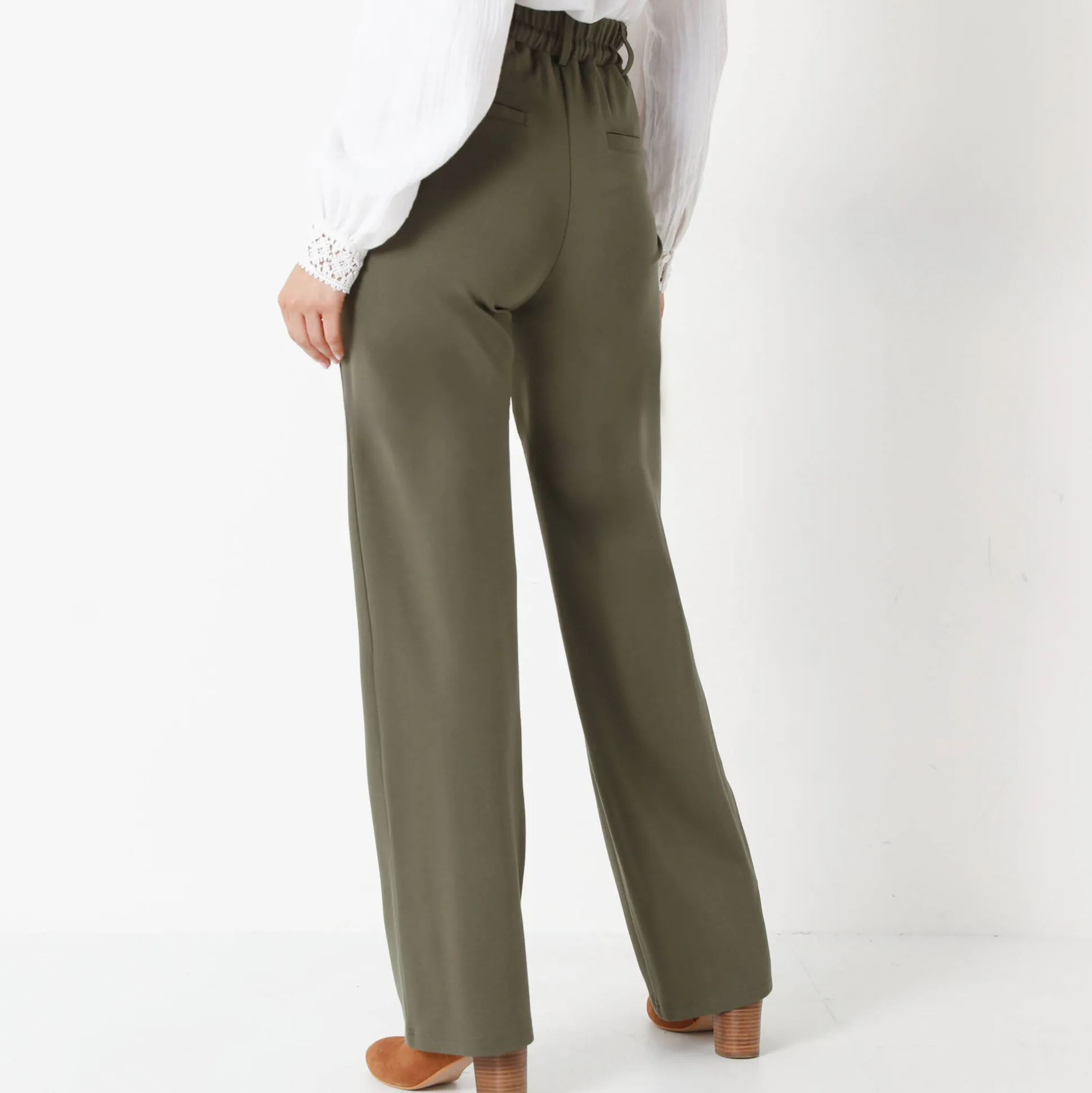 Rechte broek, milanotricot