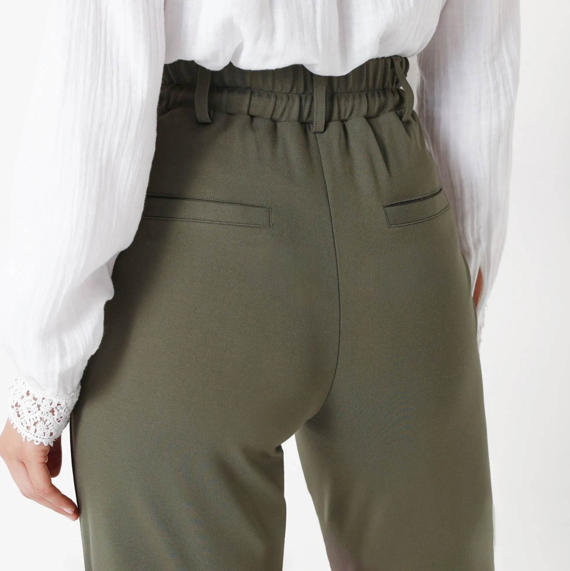 Rechte broek, milanotricot