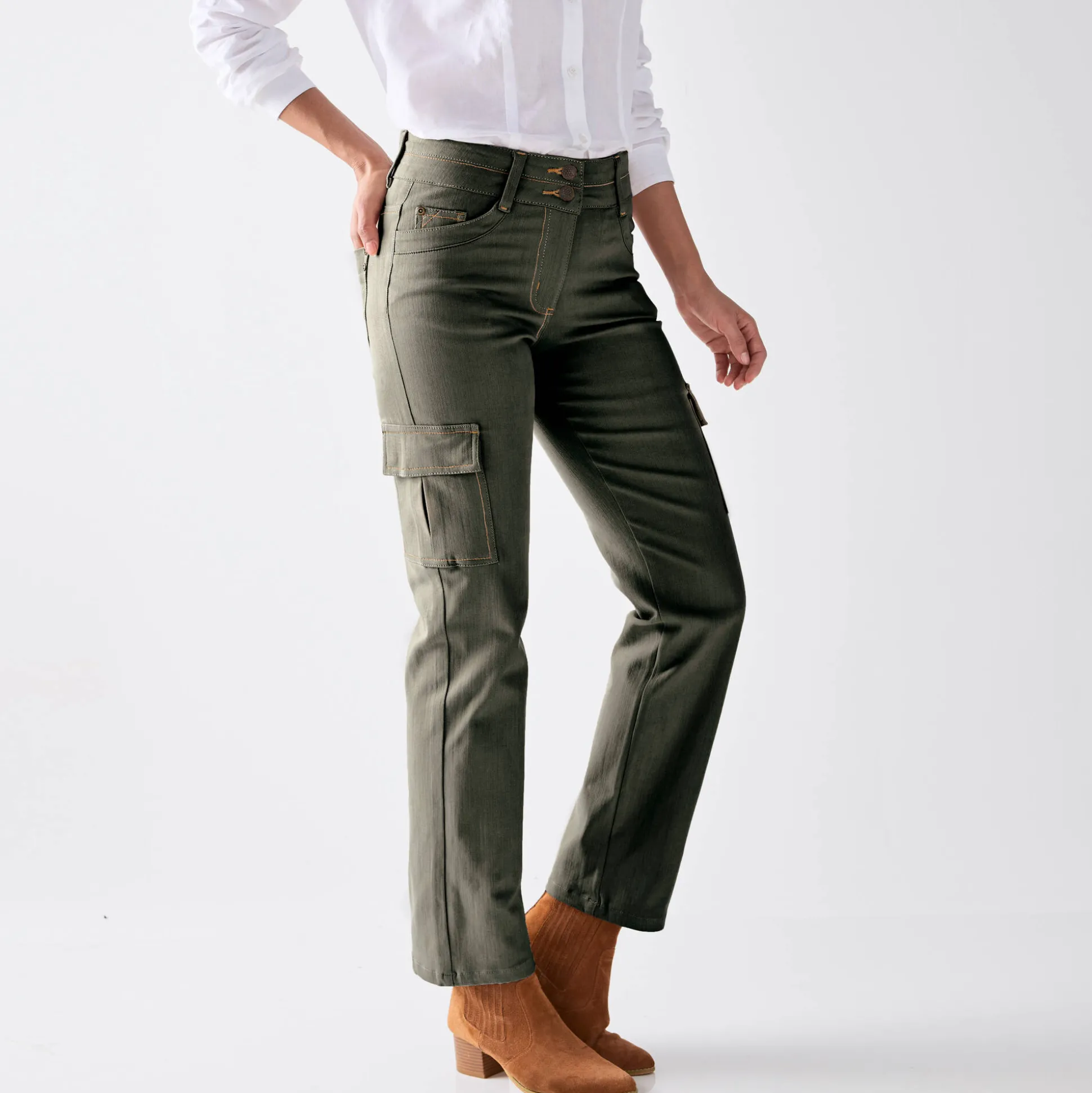 Rechte cargojeans