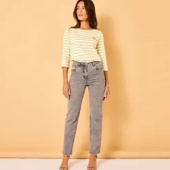 Rechte jeans met 5 zakken