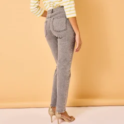 Rechte jeans met 5 zakken
