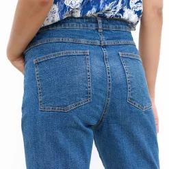 Rechte jeans met 5 zakken