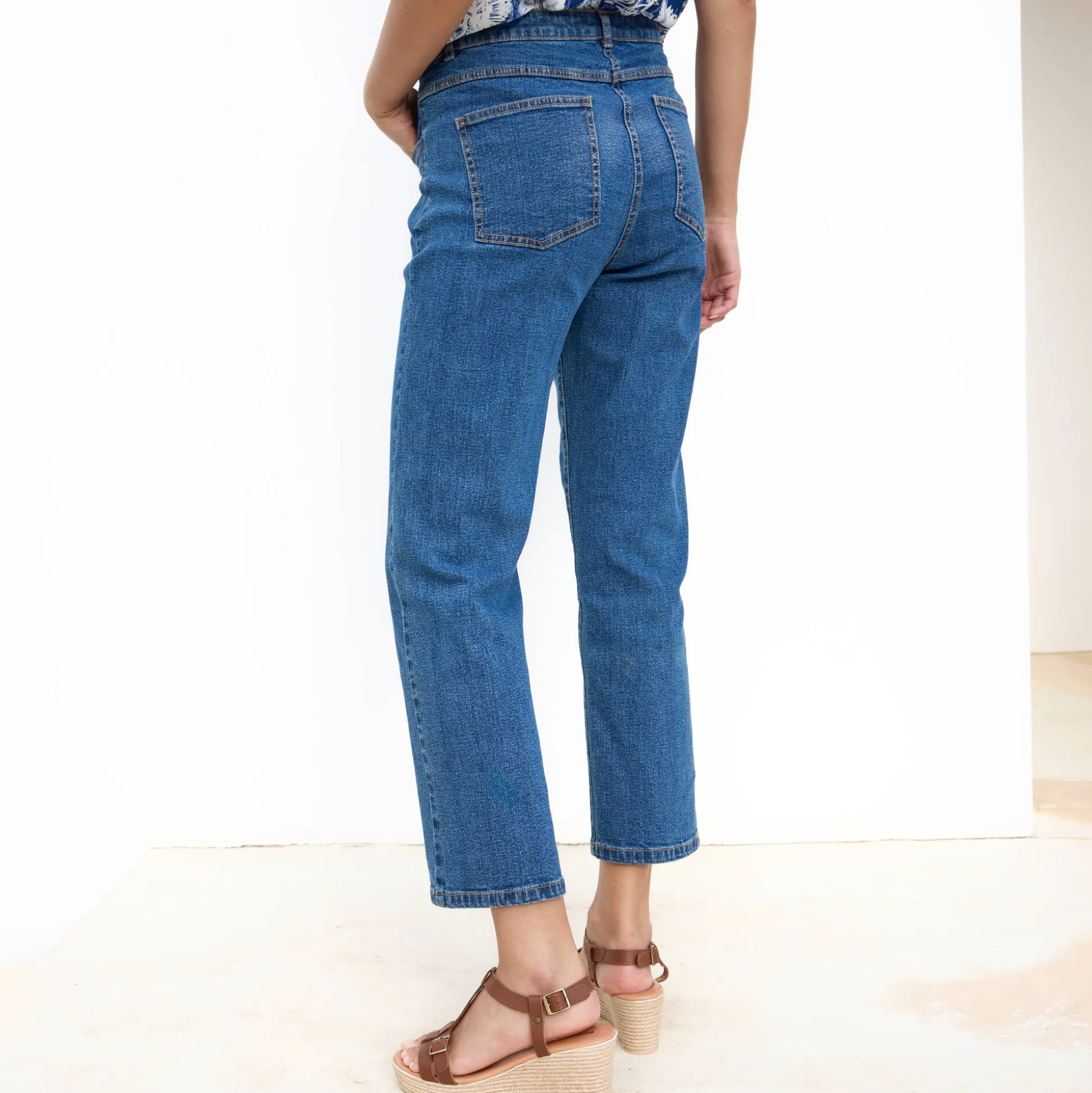 Rechte jeans met 5 zakken