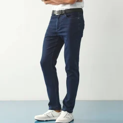 Rechte jeans met 5 zakken, ultrastretch denim - L30