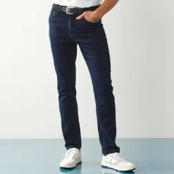 Rechte jeans met 5 zakken, ultrastretch denim - L32