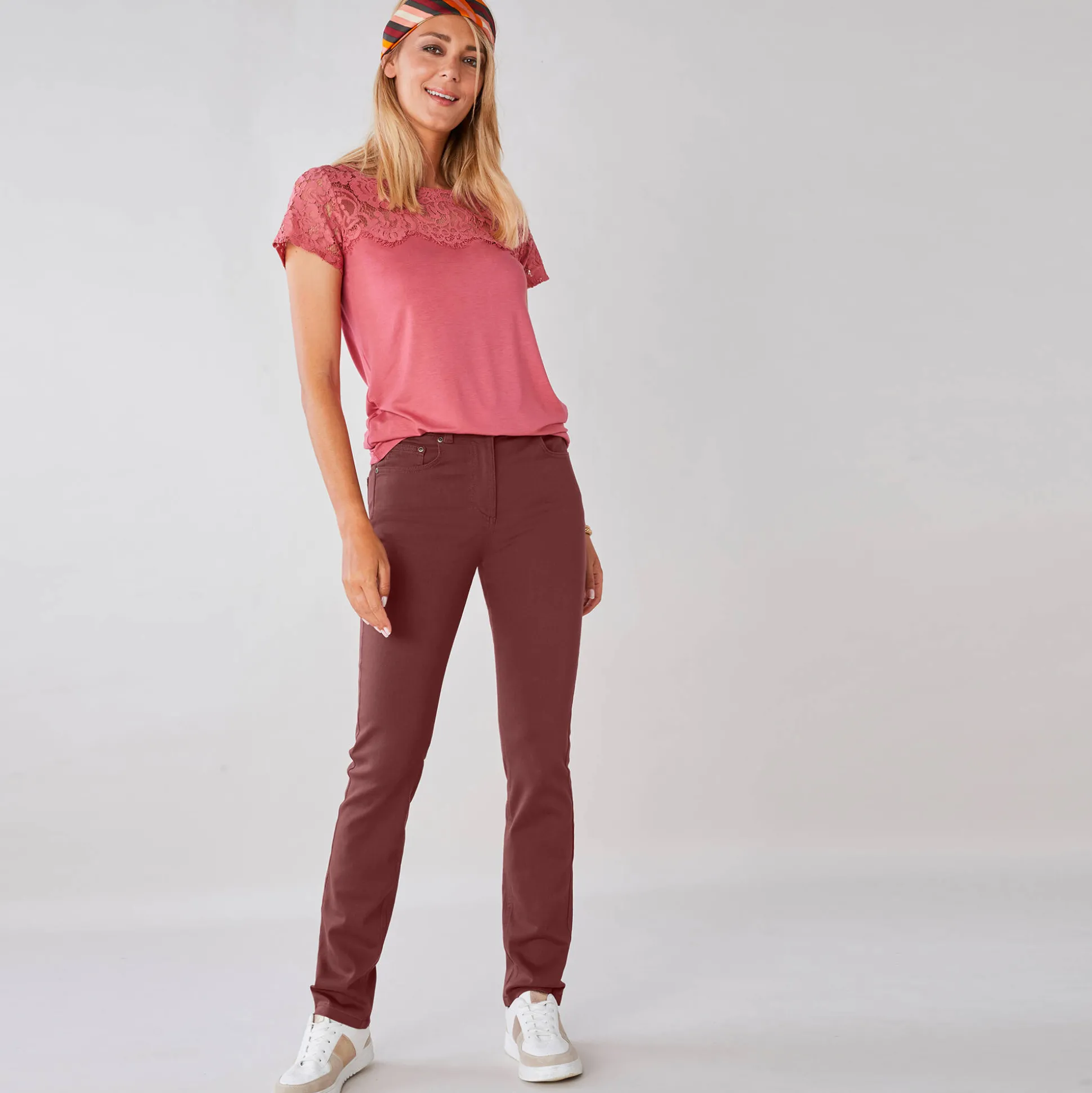 Rechte stretchbroek