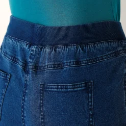 Rechte 'ultracomfortabele' jeans met elastische taille