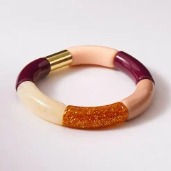 Rekbare armband met kralen - set van 2