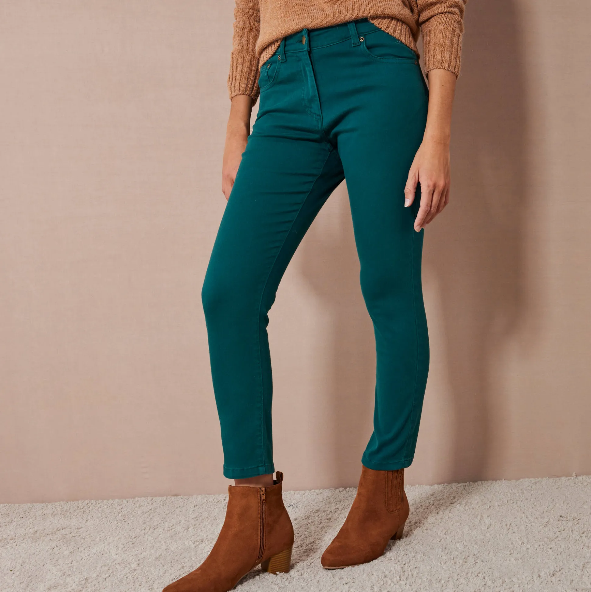Rekbare 7/8-broek met nauwsluitend model
