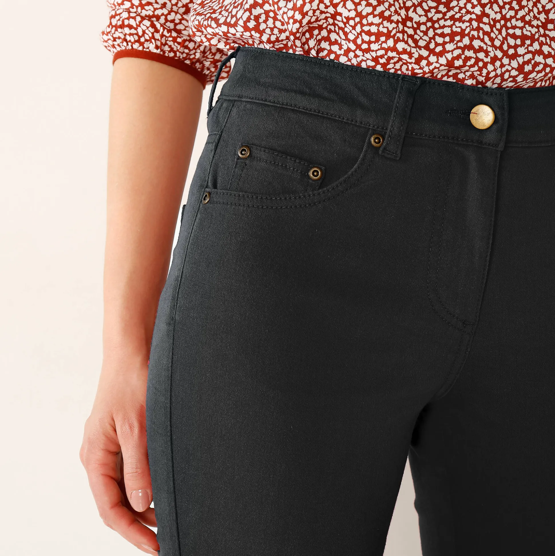 Rekbare 7/8-broek met nauwsluitend model