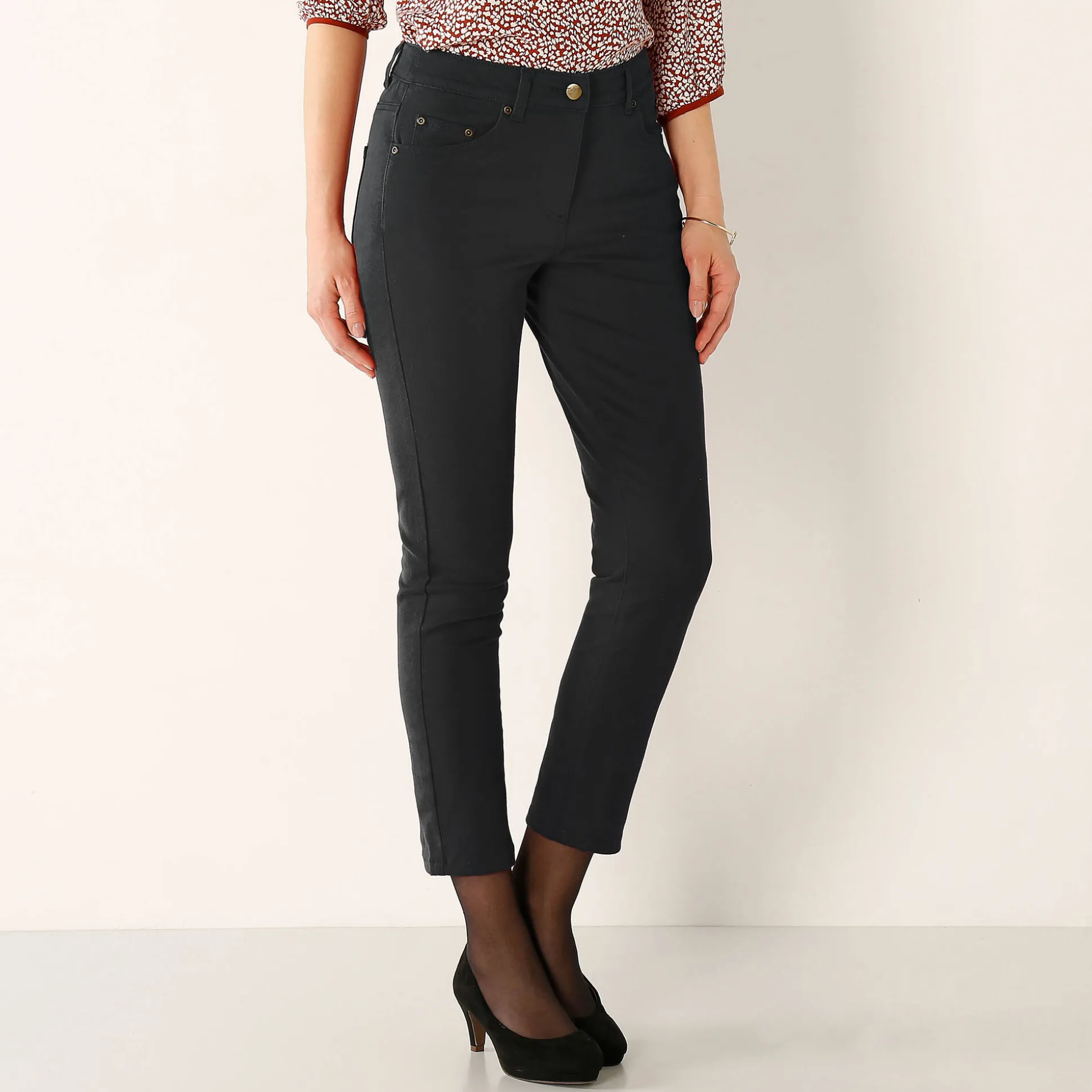 Rekbare 7/8-broek met nauwsluitend model