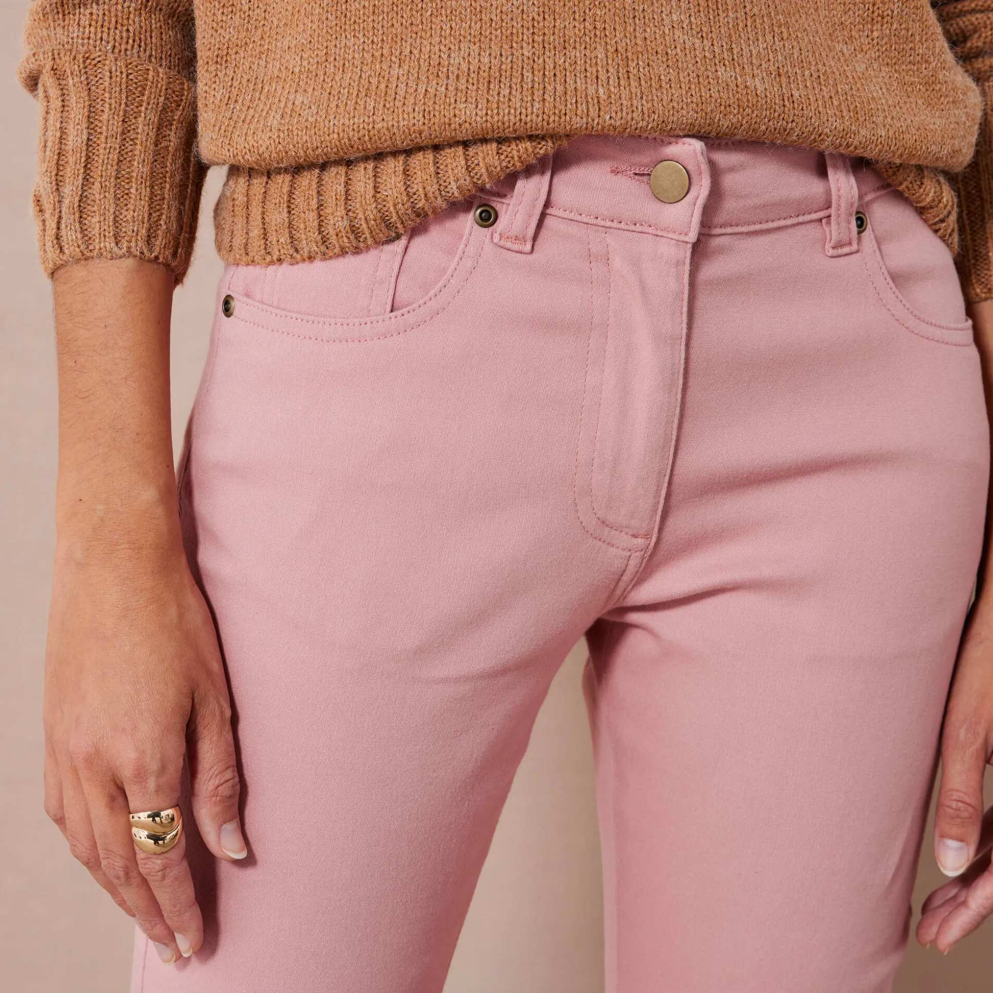 Rekbare 7/8-broek met nauwsluitend model