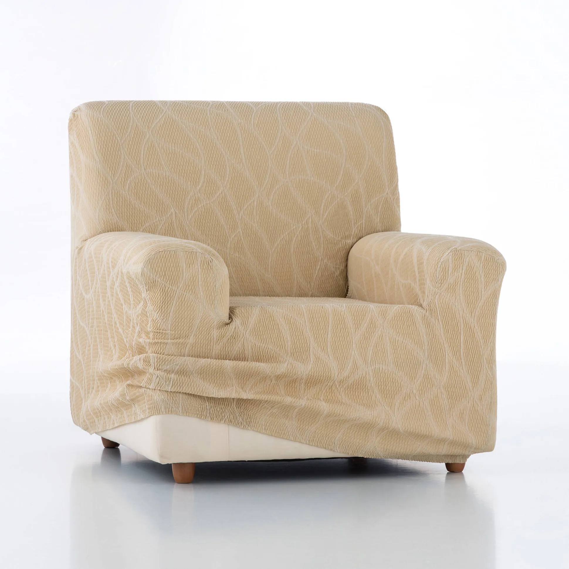 Rekbare hoes voor fauteuil en zitbank Alice