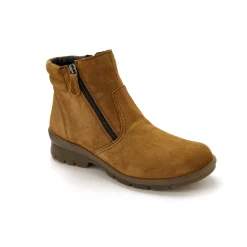 Rekbare, leren boots met dubbele rits PÉDICONFORT