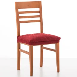 Rekbare stoelhoes met jacquardmotief - set van 2