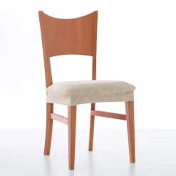 Rekbare stoelhoes met jacquardmotief - set van 2