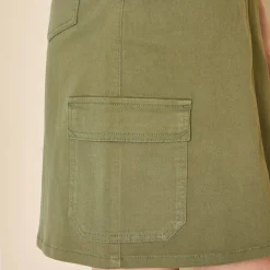 Rok in cargostijl, stretchtwill