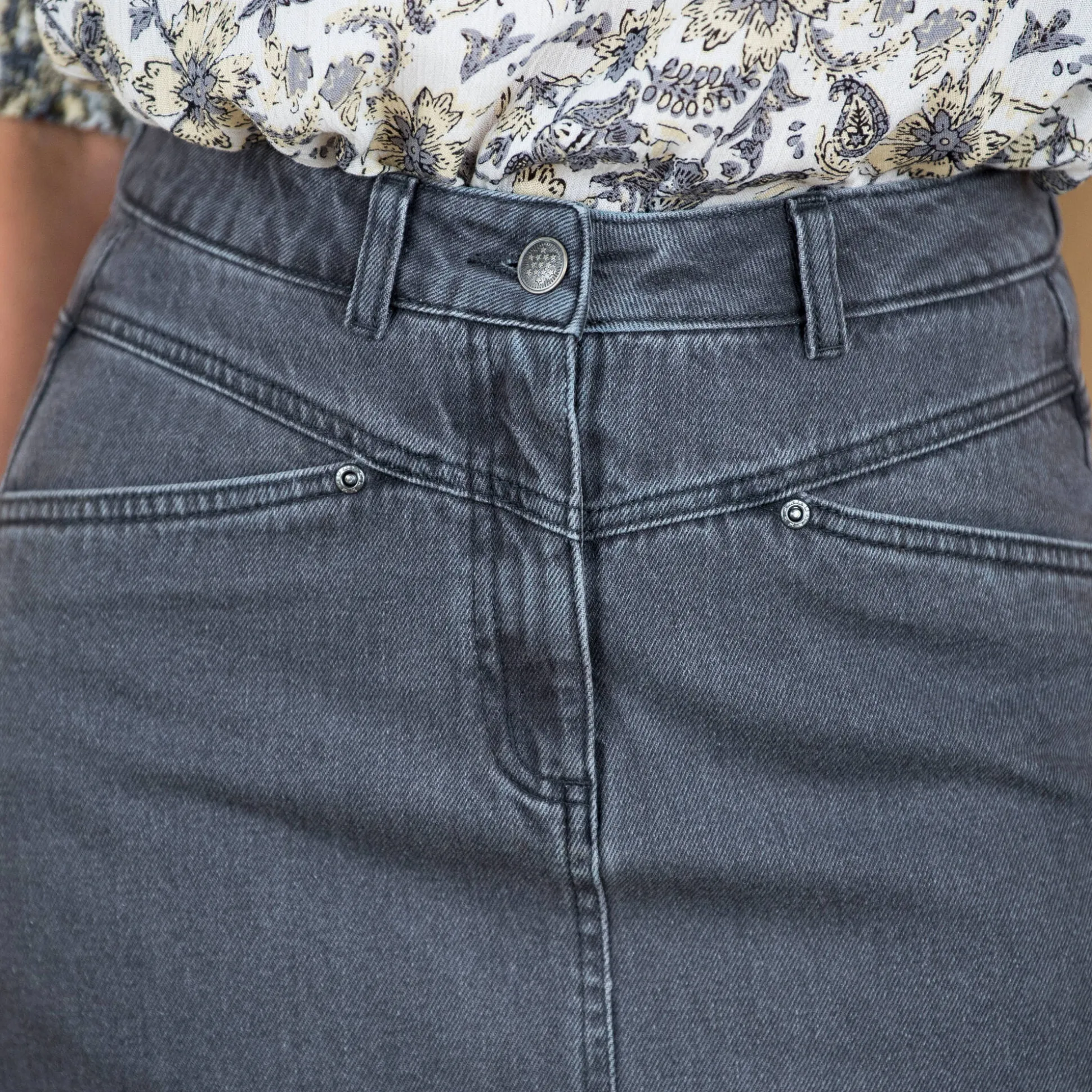 Rok in jeans