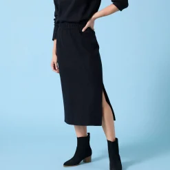 Rok Special Petite, geribbelde tricot
