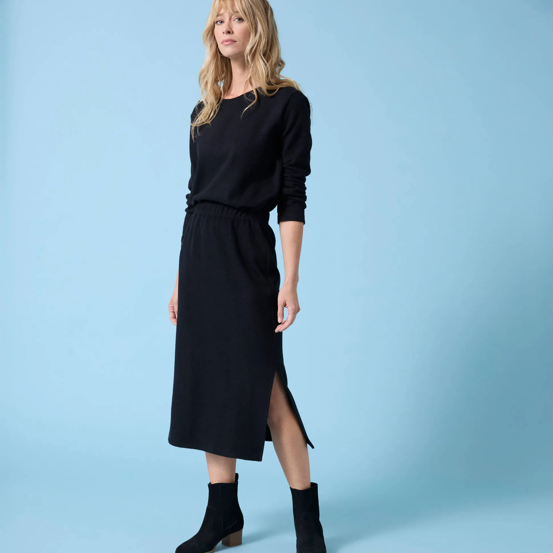 Rok Special Petite, geribbelde tricot