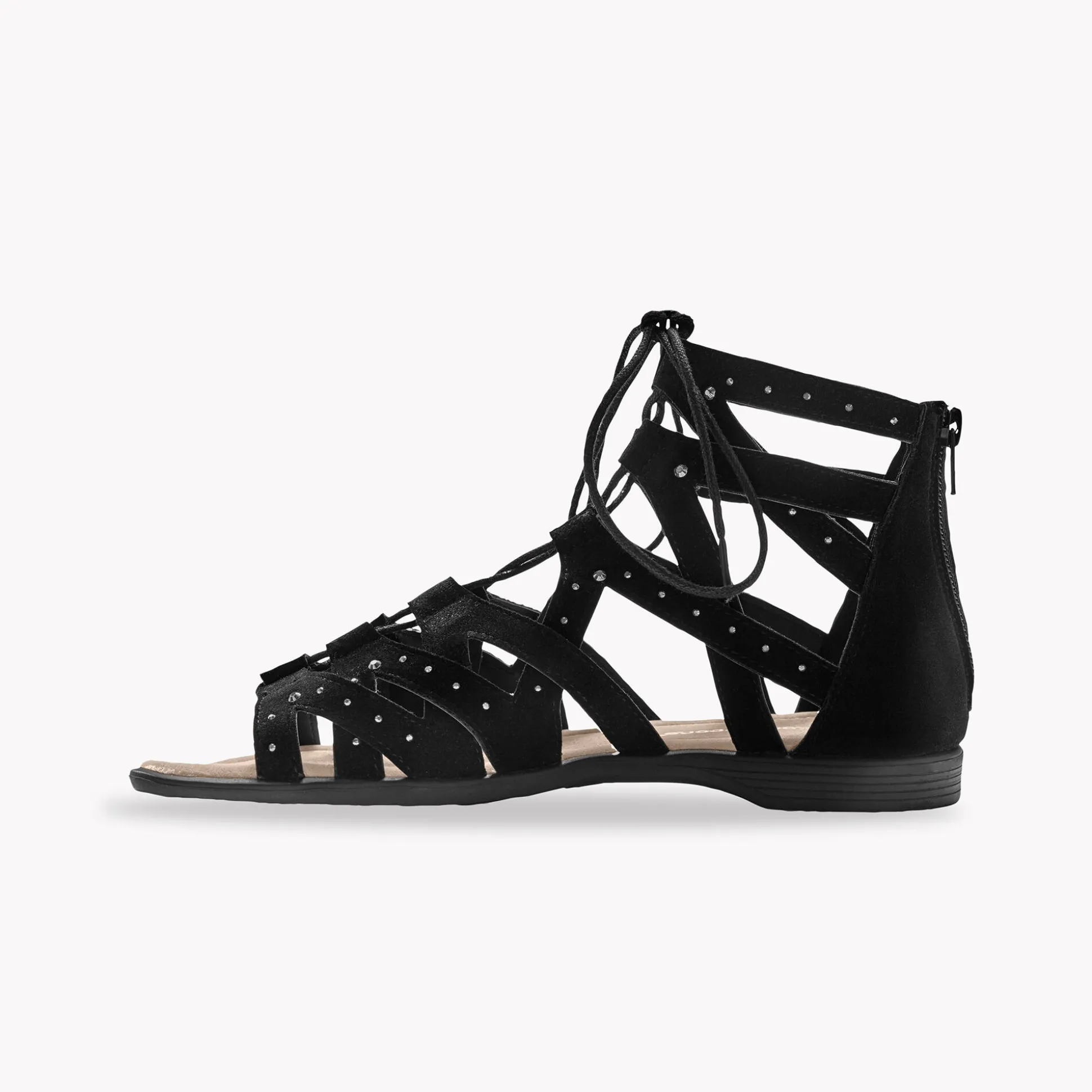 Romeinse sandalen met strasjes