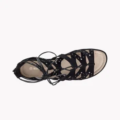 Romeinse sandalen met strasjes