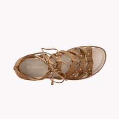 Romeinse sandalen met strasjes