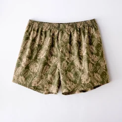 Ruime boxershort met bladerenprint - set van 3