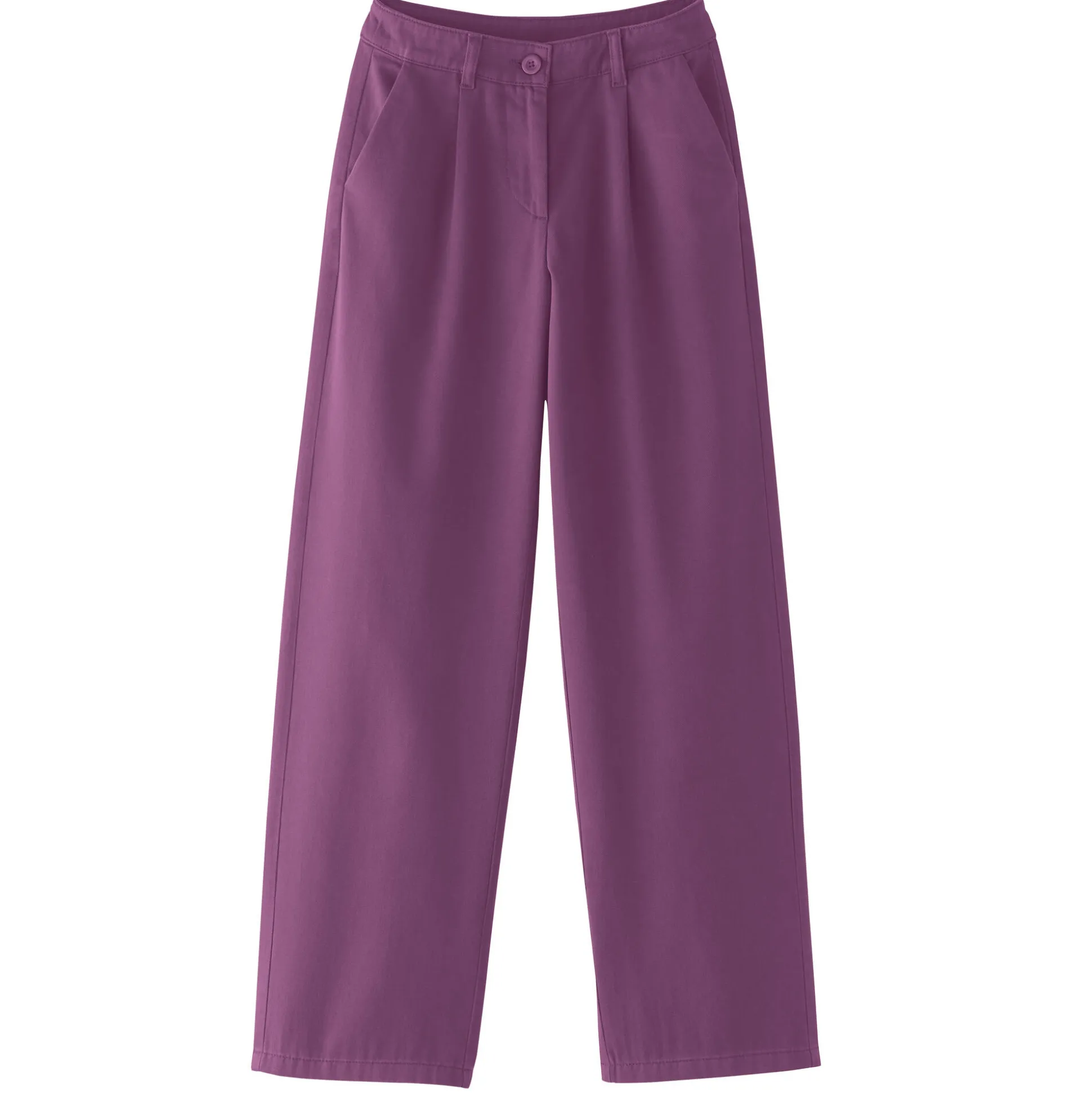 Ruime, rechte broek, speciaal voor kleine lengtes