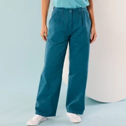 Ruime, rechte broek, speciaal voor kleine lengtes