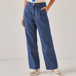 Ruime, rechte jeans, speciaal voor kleine lengtes