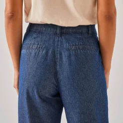 Ruime, rechte jeans, speciaal voor kleine lengtes