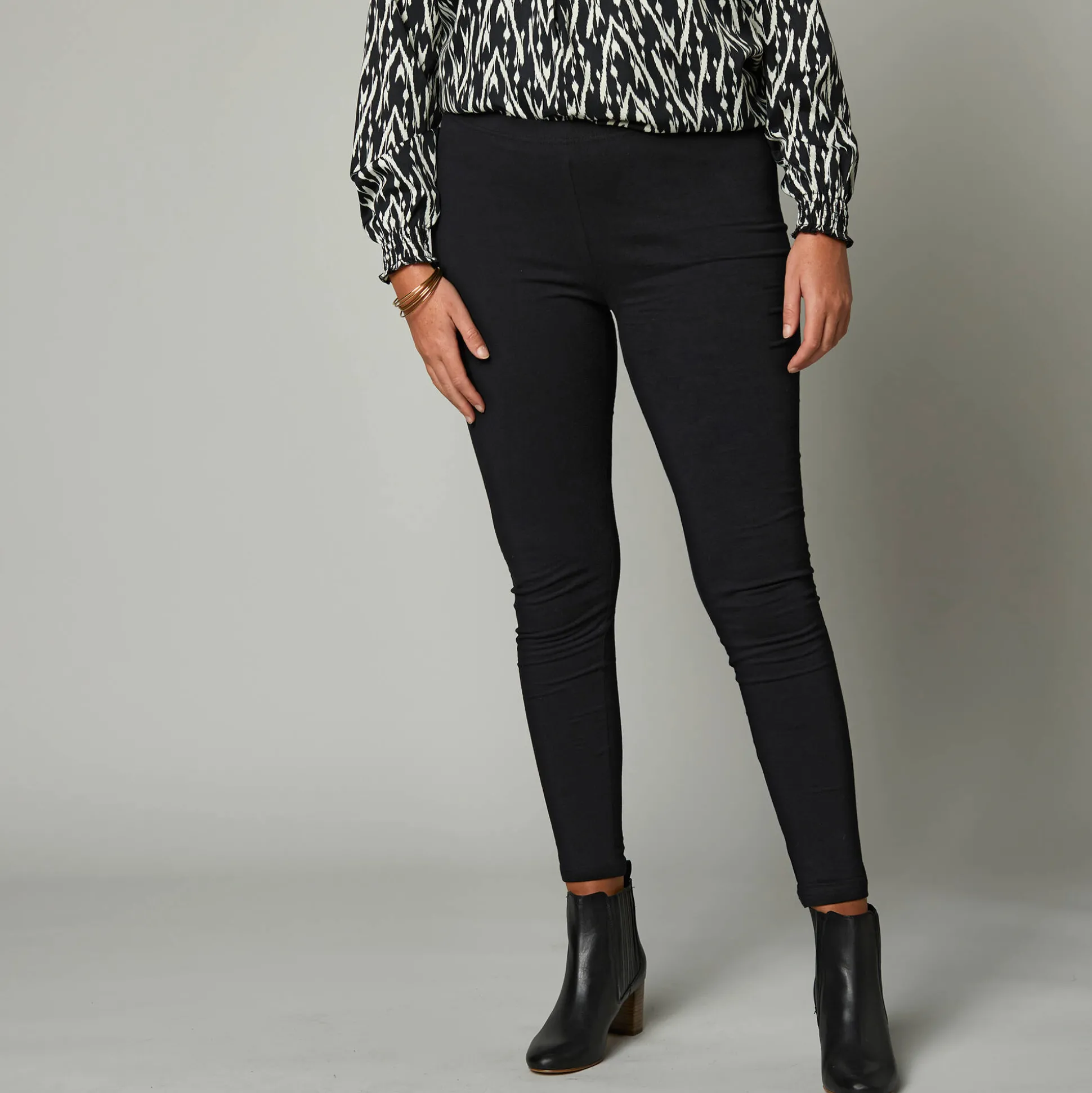 Set van 2 leggings met elastische taille