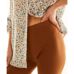 Set van 2 leggings met elastische taille