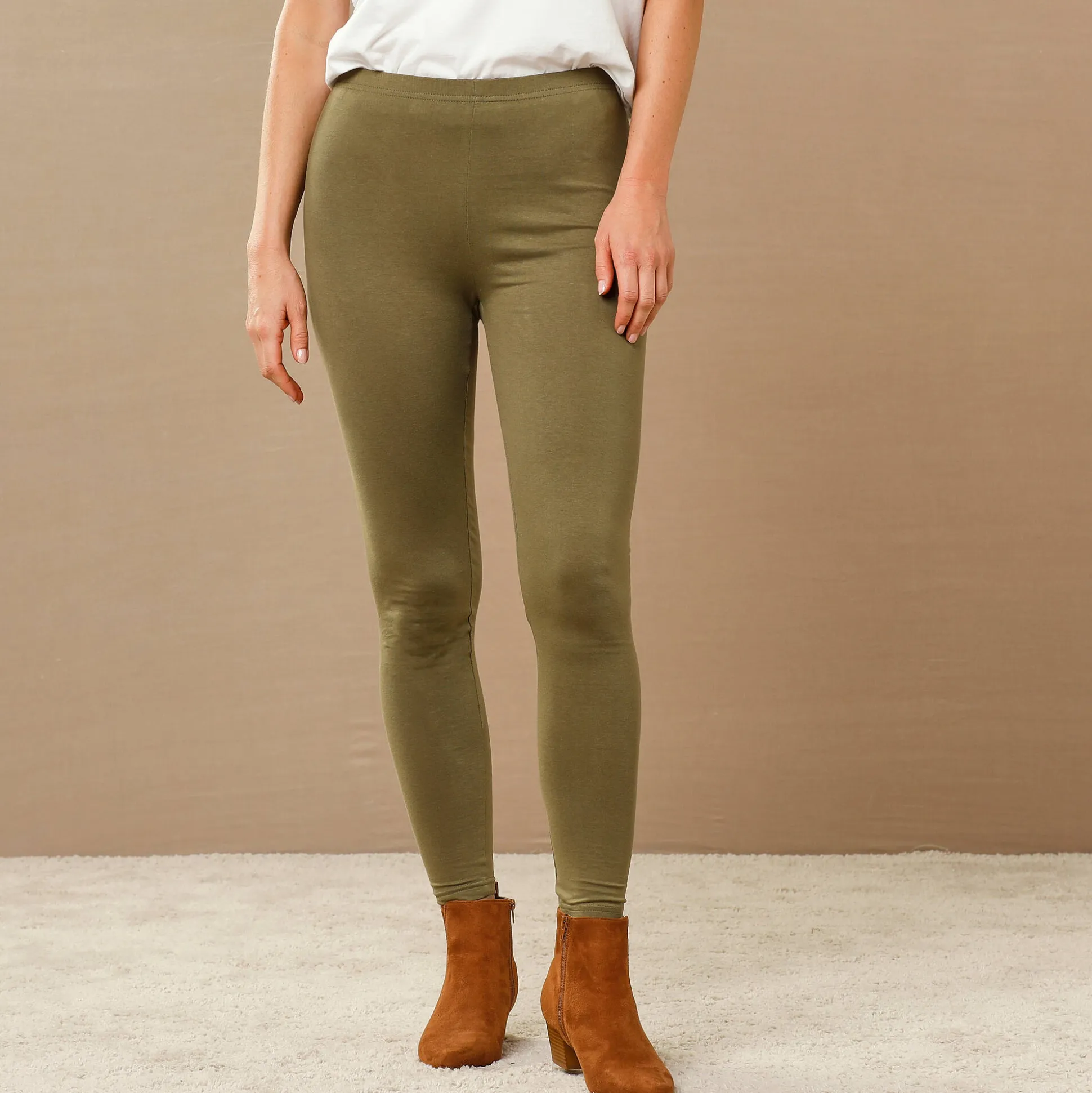 Set van 2 leggings met elastische taille