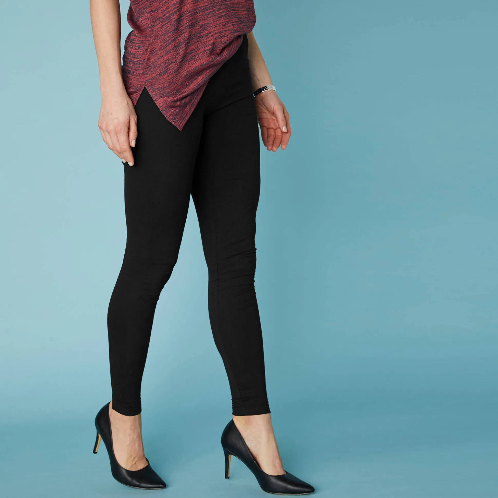Set van 2 leggings met elastische taille