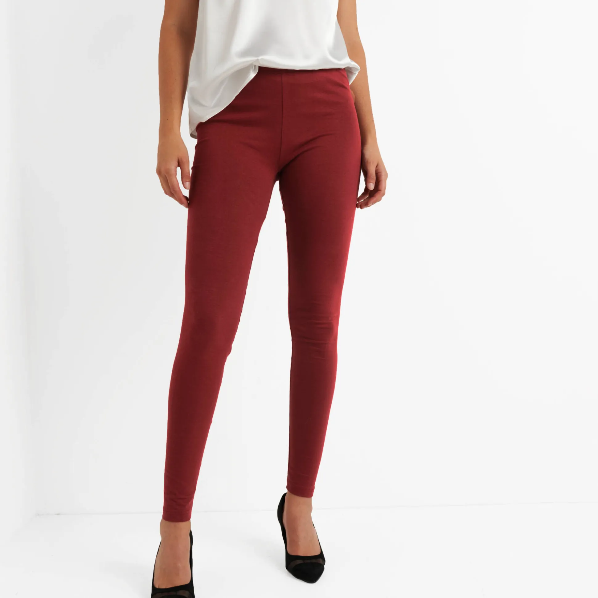 Set van 2 leggings met elastische taille