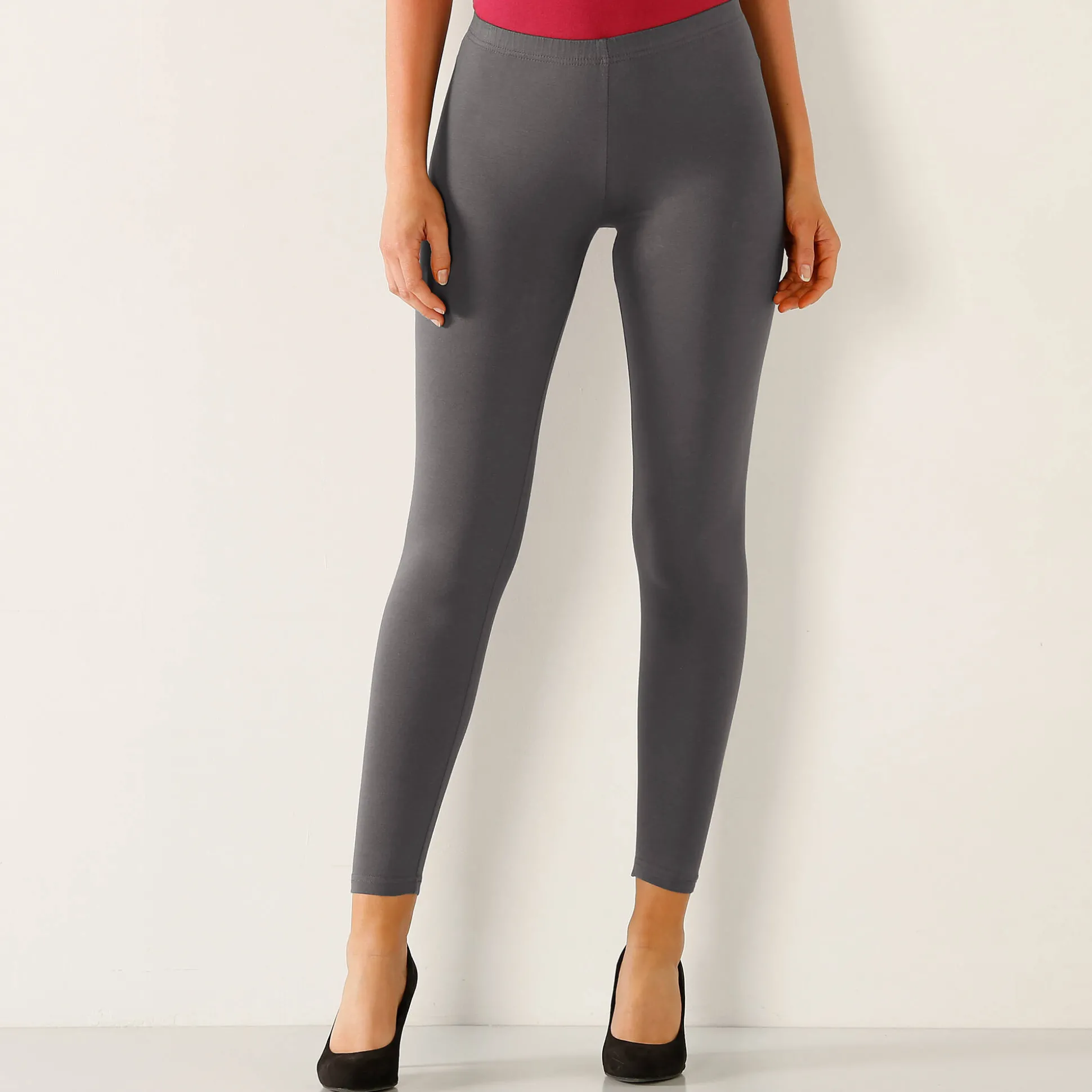 Set van 2 leggings met elastische taille