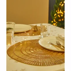 Set van 2 metallic placemats