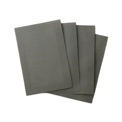 Set van 4 placemats - gevlochten vinyl