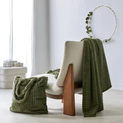 Set van plaid en tas in fleece