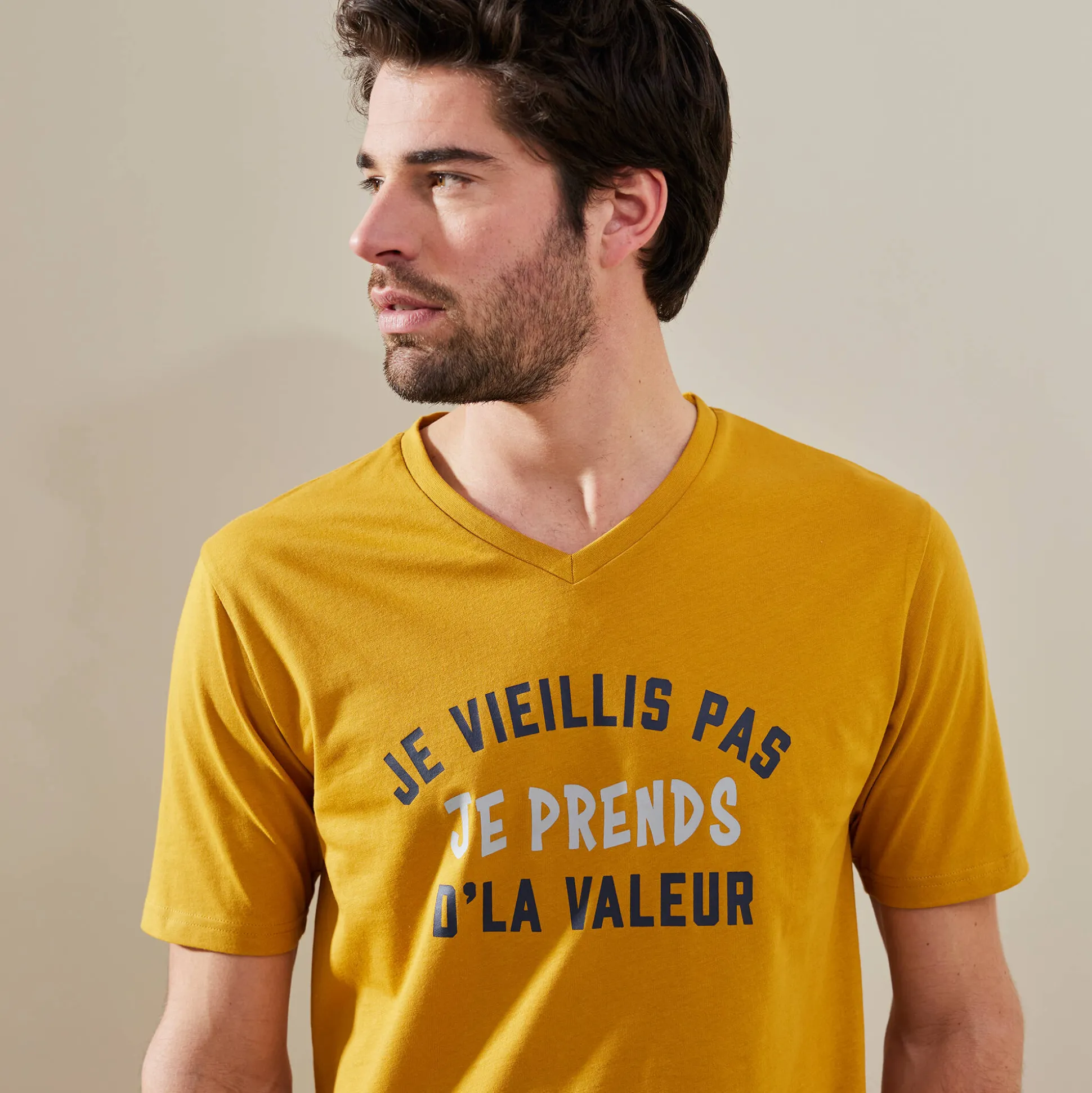 Shortama met letterprint