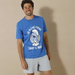 Shortama met ronde hals Schtroumpfs®