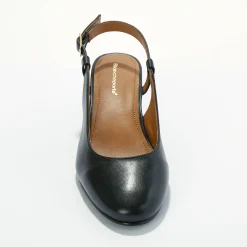 Slingback pumps in leer, LWG-gecertificeerd