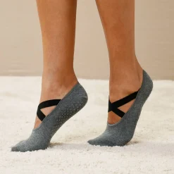 Slipvrije ballerinasokken voor yoga - set van 2 paar