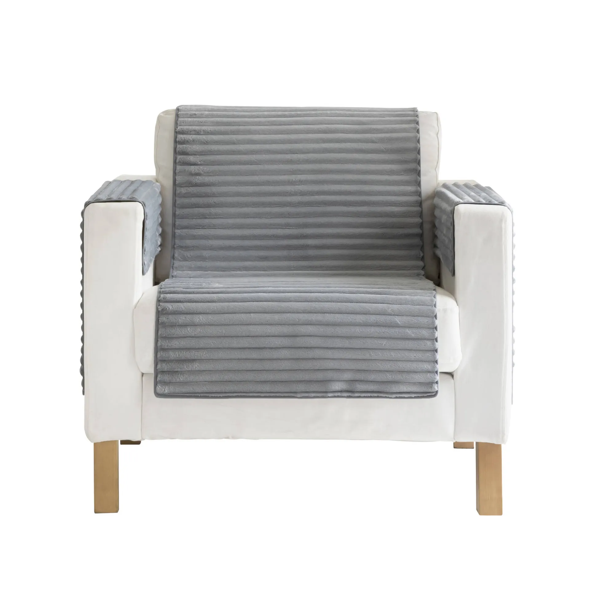 Slipvrije salonbeschermer met pluchetouch