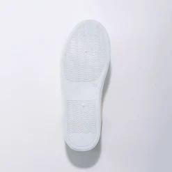 Sneakers in canvas met veters en doorloopzool in platformstijl