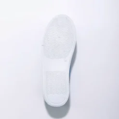 Sneakers in canvas met veters en doorloopzool in platformstijl