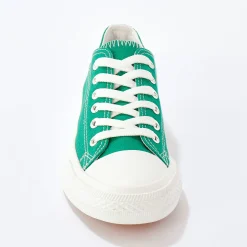 Sneakers in canvas, met veters
